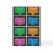 Four Colourful Retro Cameras