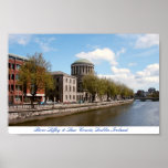 Four Courts & River Liffey, Dublin City  Ireland posters