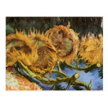 Four Cut Sunflowers, Vincent van Gogh Post Cards