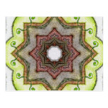 Four Elements Earth Mandala Post Card