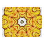 Four Elements Fire Mandala Post Card