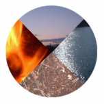 Four Elements photo sculptures