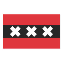 FOUR Flag of Amsterdam Stickers