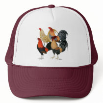 Four Game Cocks Mesh Hats
