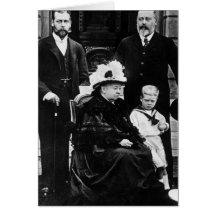 Four Generations of Victorian Royalty Cards