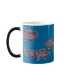 Four Grey Whale Babies and Mother Customisable Mug