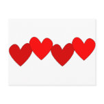 Four Hearts postcards