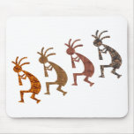 Four Kokopelli Mouse Pad