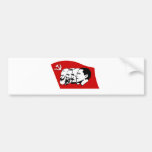 Four leaders of socialism bumper sticker