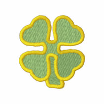 Four-leaf Clover Embroidered Shirt