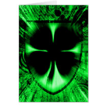 four leaf clover. light burst. greeting cards