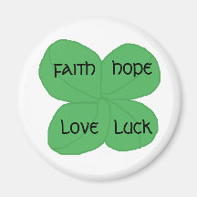 Four-leaf Clover - magnet