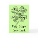 Four Leaf Clover Meaning: Hope, Faith, Love, Luck cards