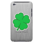 Four Leaf Clover; metal-look iPod Touch Covers