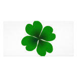four-leaf clover photo cards
