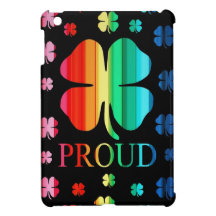 Four leaf clover Rainbow RoyGeeBiv - LGBT iPad Mini Case