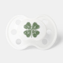 Four Leaf Clover St. Patrick's Day Pacifier