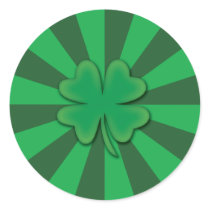 Four leaf clover stickers