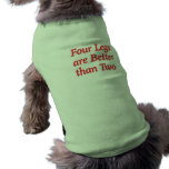 Four legs are better than two