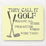Four Letter Word mousepads