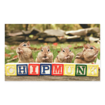 Four little chipmunks