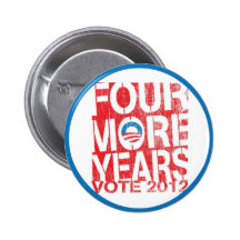 Four More Years Obama Button