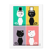 Four Noodle Kittenses Postcard