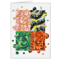Four of Us Greeting Cards