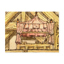 Four Poster post card