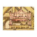 Four Poster post card postcards