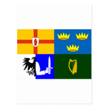 Four_Provinces_Flag Post Card