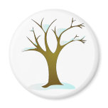 Four Seasons series: Winter Fridge Magnet