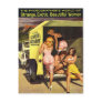 Four Sexy Vintage Pinup Girls Postcards