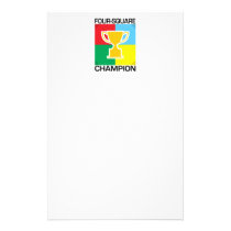 Four-Square Champion stationery