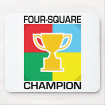 Four-Square Champion mousepads