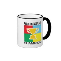 Four-Square Champion mugs