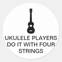 Four Strings Sticker
