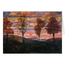 Four Trees Cards