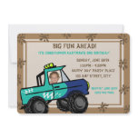 Four Wheel Fun/ Birthday invitations