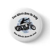 Four Wheels III Pinback Button