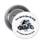 Four Wheels III Pinback Button