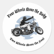 Four Wheels III Sticker