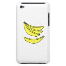 Four Yellow Bananas. iPod Touch Covers