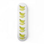 Four Yellow Bananas. Custom skateboards