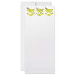 Four Yellow Bananas. Full Colour Rack Card