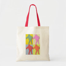Four Zombies Andy Warhol Style Bags