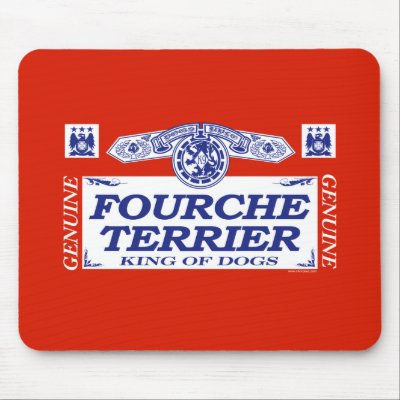 Fourche Terrier Mouse Mat by dogbreedz