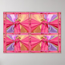 Foursome -  Butterflies or Lamp Shades Print