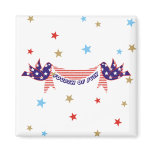 Fourth 4th Of July Refrigerator Magnets