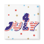 Fourth 4th Of July Refrigerator Magnets